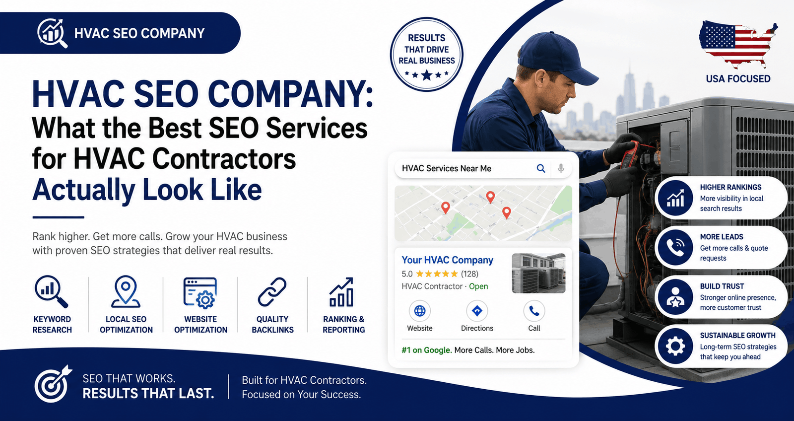 HVAC SEO Company: What the Best SEO Services for HVAC Contractors Actually Look